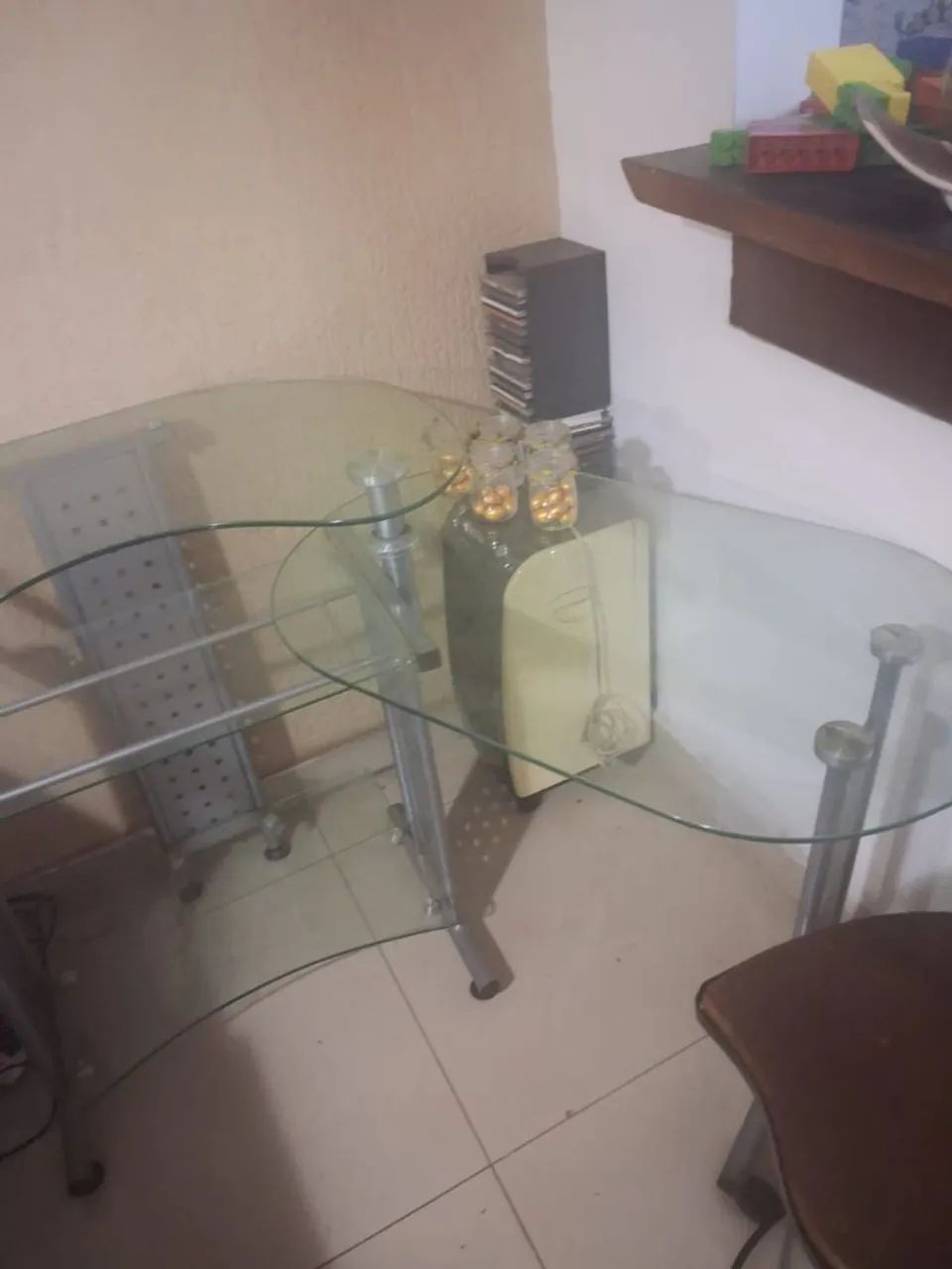 Mesa escrivaninha vidro - Foto 2
