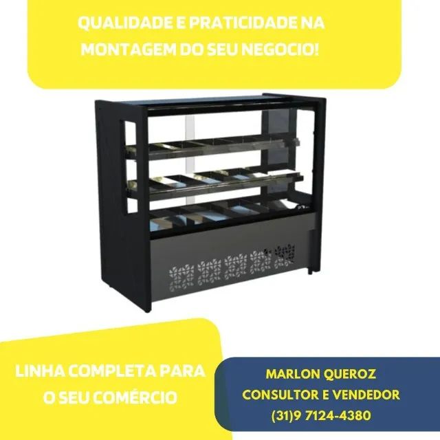 Balcão Estufa 1,25M Polar Novo
