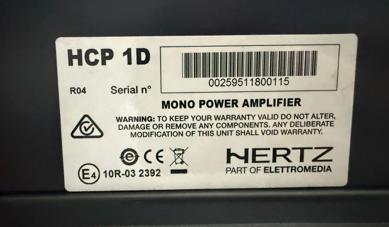 Módulo Hertz HCP 1D Mono 700w RMS - Foto 2