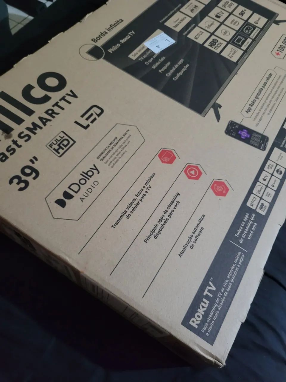 Tv Philco 39 Polegadas Roku [Nova] - Foto 4