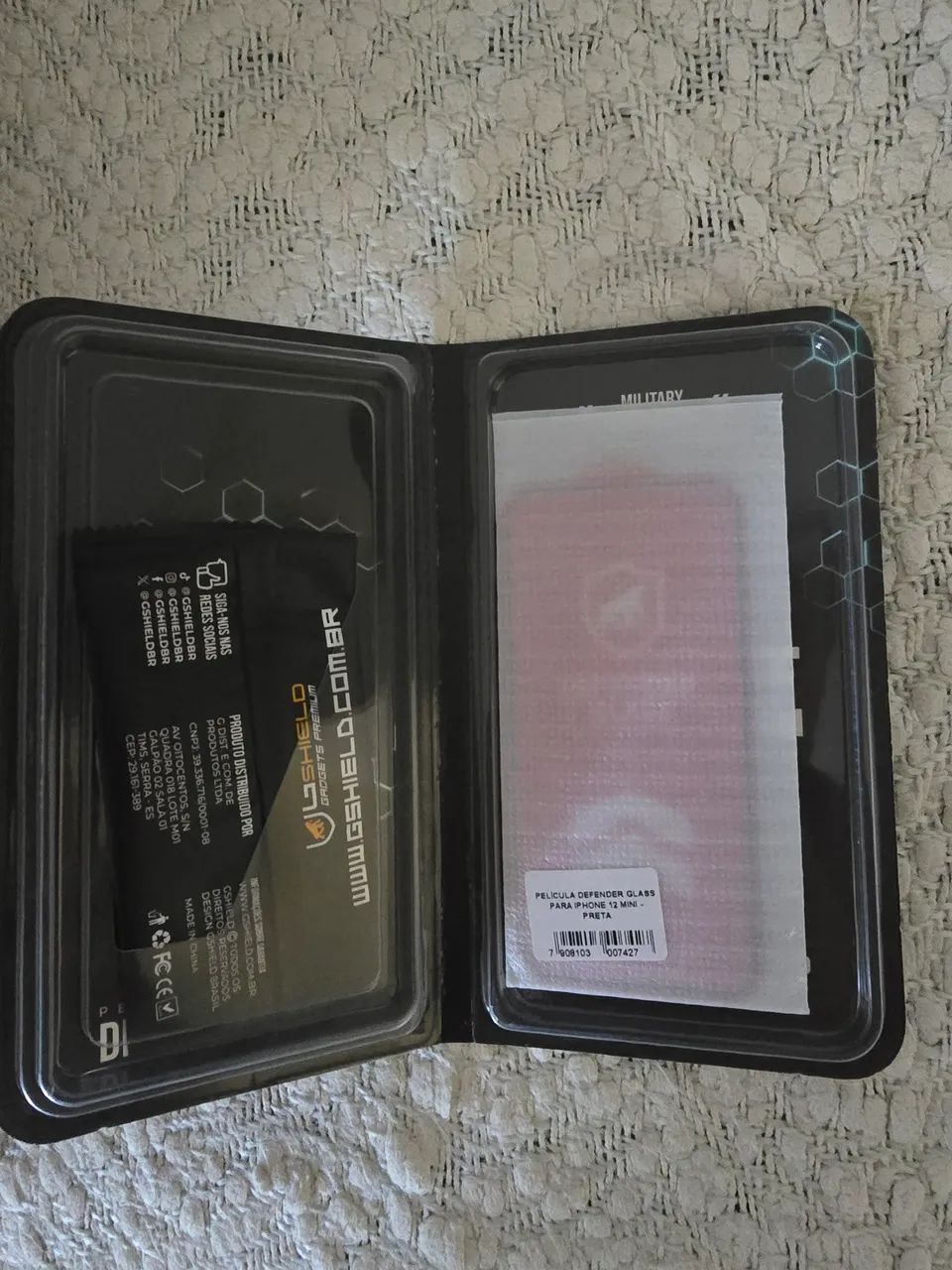 Película de vidro Defender Glass Gshield para iphone 12 mini - Foto 3