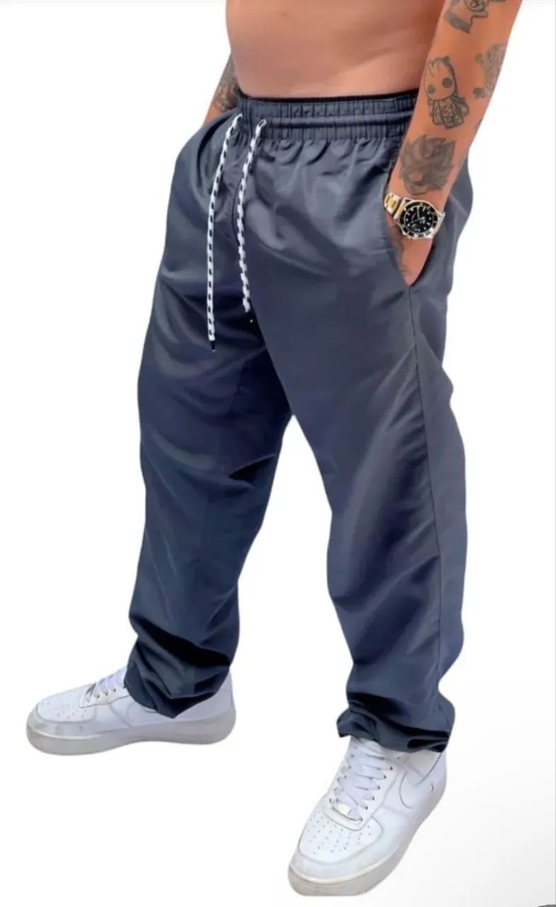 3 Calças Tectel (Azul/Cinza/Preta) - Foto 2