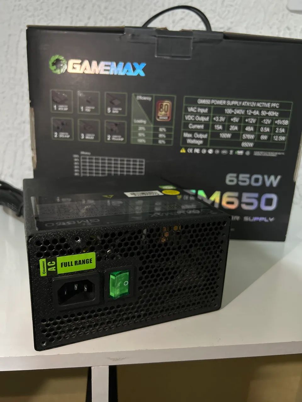 Fonte Gamemax GM650 - 650W | 80 Plus Bronze - Foto 2