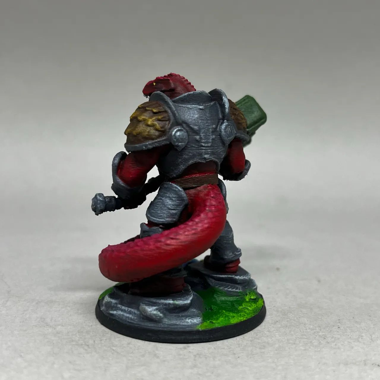 Miniatura Guerreiro Dragão RPG Board Game Impressão 3D - Foto 2