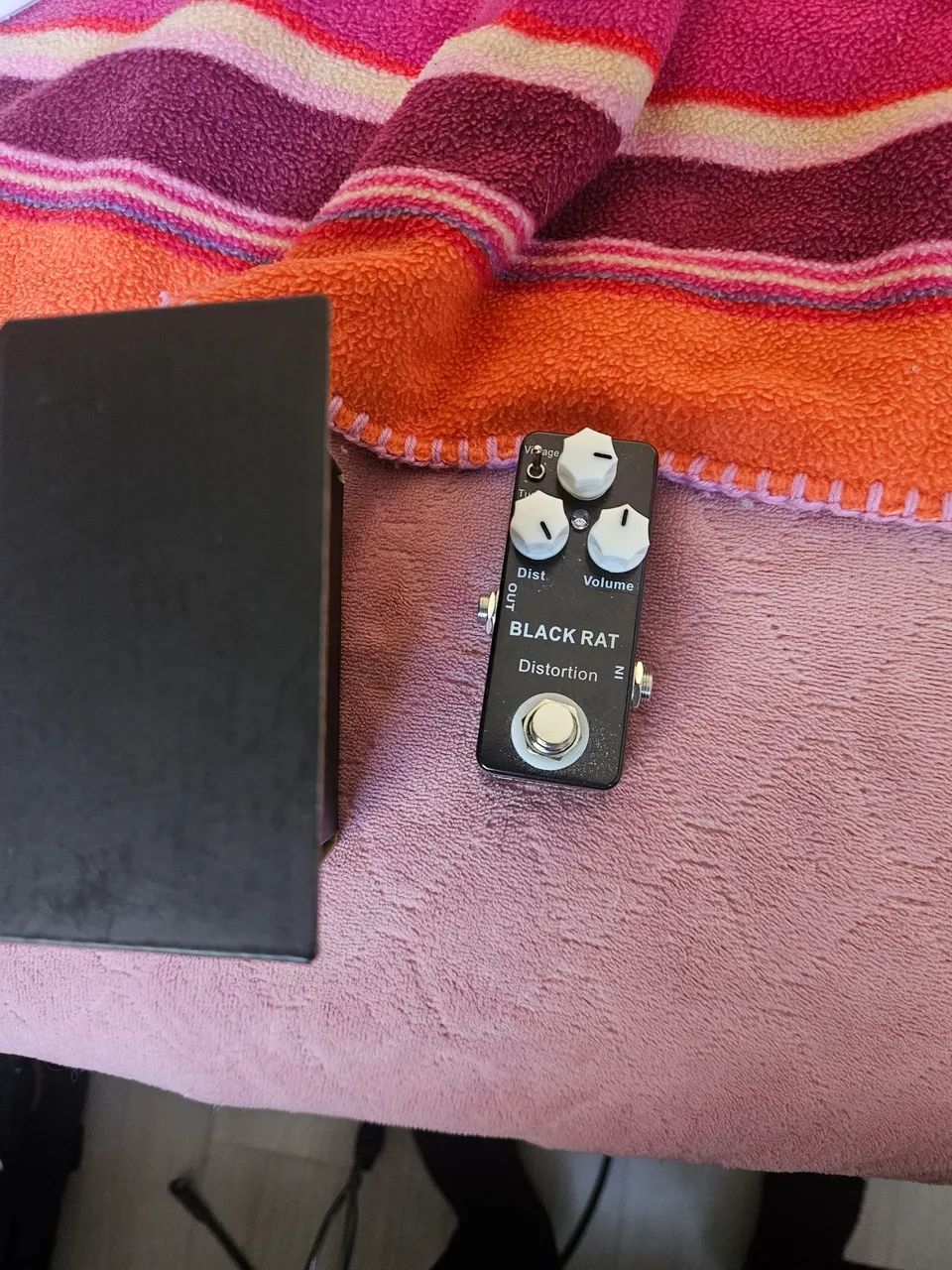 Pedal mosky black rat distortion