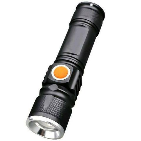 Kit 3 - Mini Lanterna Led T6 Recarregável USB