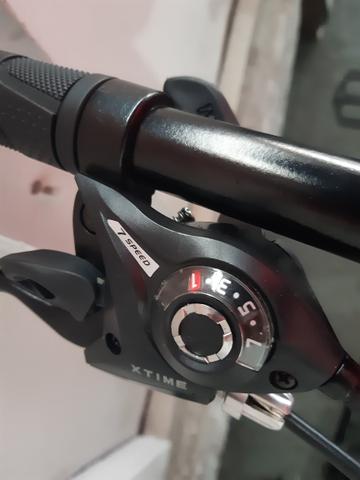 Bicicleta impecável com NF - Foto 5