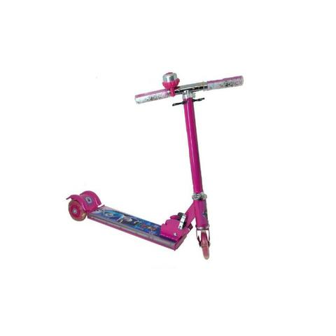 Patinete infantil frozen 3 rodas com led