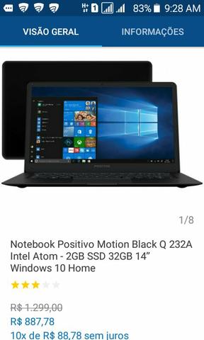 Notebook Positivo
