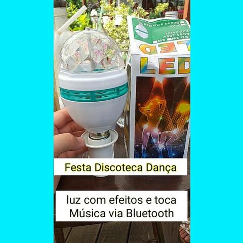 Luz Com efeitos e Toca Musica Via Bluetooth - Foto 2