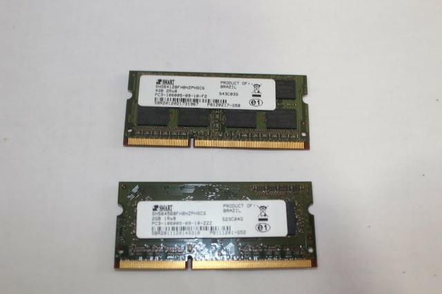 Memórias 2x4GB - DDR3 - Notebook