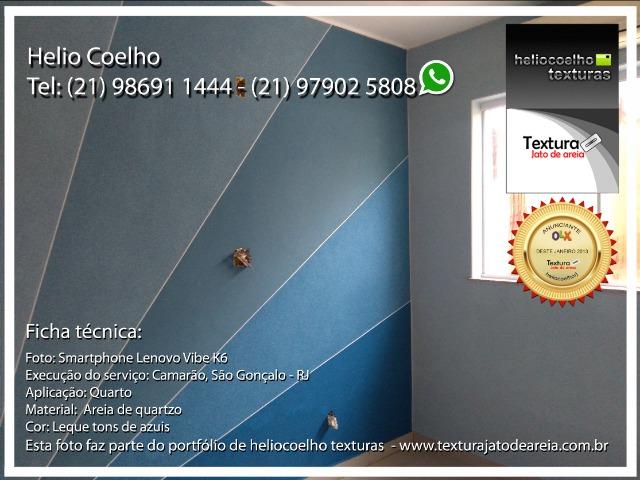 Textura jato de areia colorida para revestir as suas paredes - Foto 3