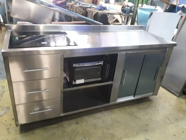 Gabinete industrial em aço inox sob medida diversos modelos - Foto 5