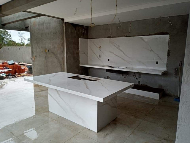 Bancada, nichos, lavatórios em porcelanato - Foto 5