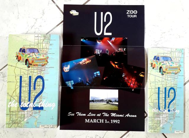 Ｕ２／ライブ盤『ｔｈｅ　ｔｏｔａｌ　ｔｈｉｎｇ』ＣＤ２枚組み（輸入盤） U2 The Total Thing - Box 2 CDs, Poster, Livro - Ultra Raro - CDs