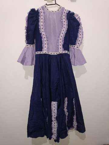 Vestido de prenda roxo - Foto 2