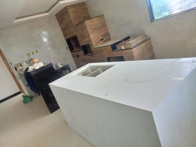 Bancada, nichos, lavatórios em porcelanato - Foto 2