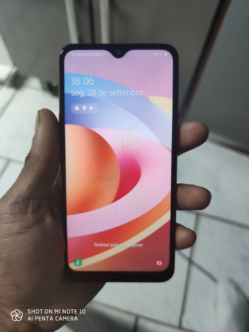 Samsung A10S e motorola g7 play