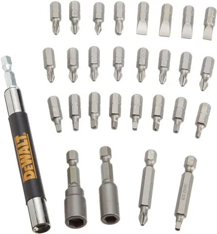 Kit Jogo De Bits E Pontas P/ Parafusar 29 Pcs Dewalt Dw2162 Oferta Por Tempo Limitado - Foto 2
