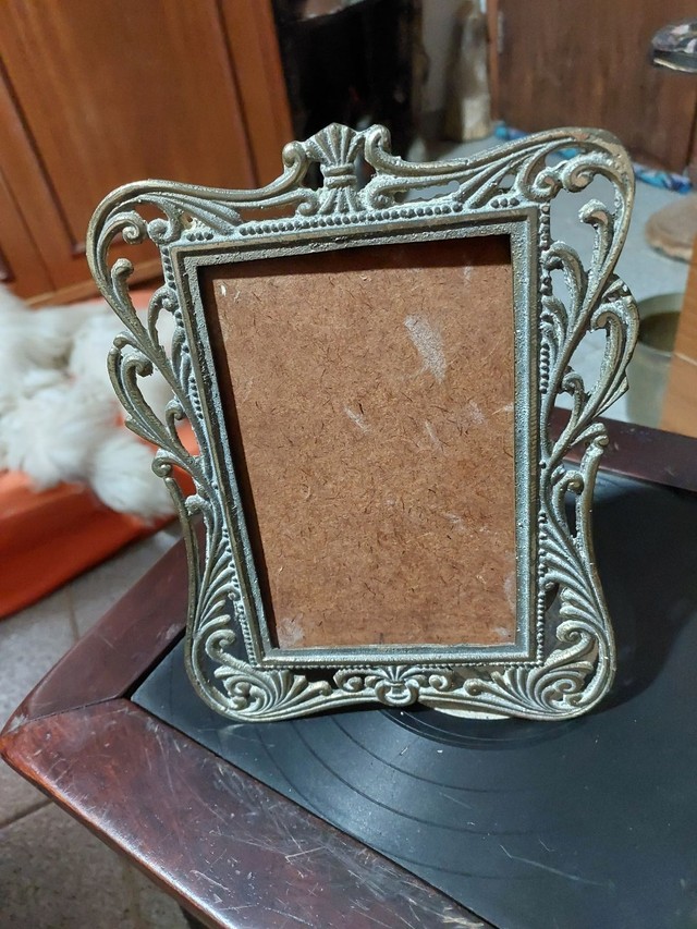 MOLDURA ANTIGA EM BRONZE  - Foto 3