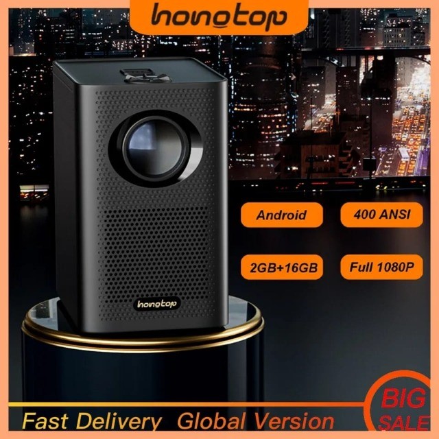 Projetor Portátil Hongtop S30Max Android 10 Wi-fi Bluetooth - Foto 6