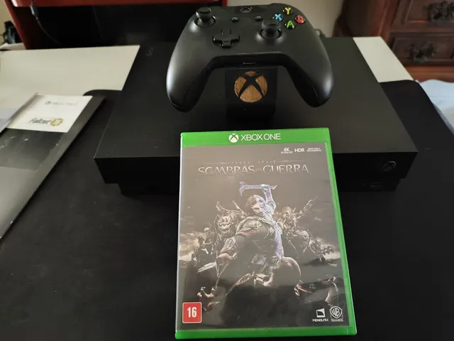 Xbox One X 4k 1tb Microsoft Preto + Nota Fiscal