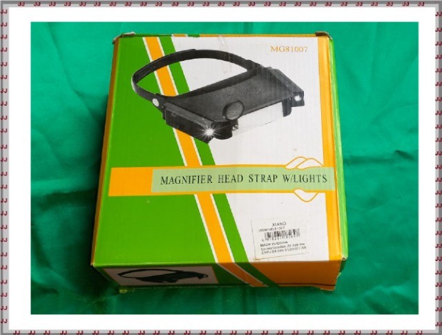 Lupa de cabeça com 3 lentes e luz - Estética, unhas, reparos - Foto 4