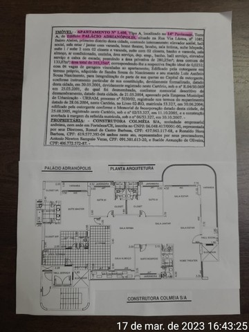 Apartamento na Morada do Sol com 4 suítes e 4 vagas no Edificio Palácio Adrianópolis