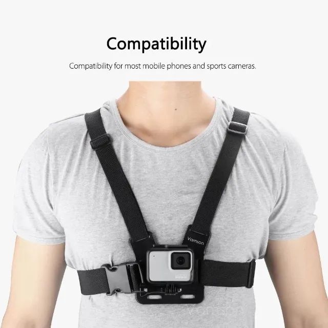 Colete Elástico Para Gopro Peitoral 