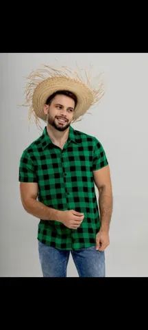 Camisa manga curta em viscolinho  - Foto 4