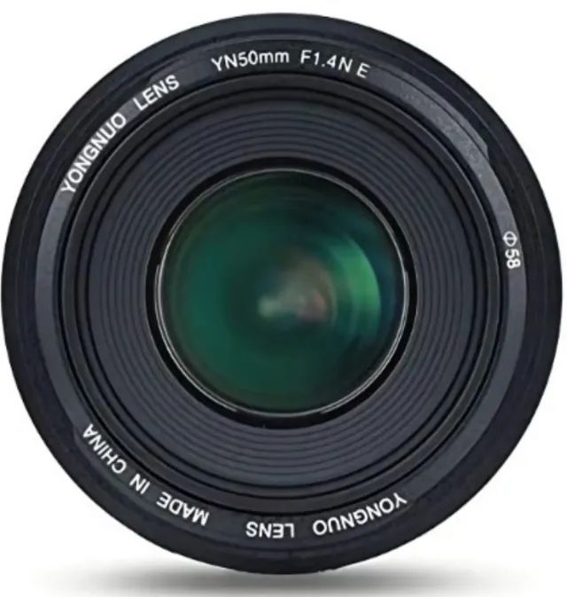 Lente Yongnuo YN50MM F1.4N E - Produto Novo - Loja Fisica - Foto 2