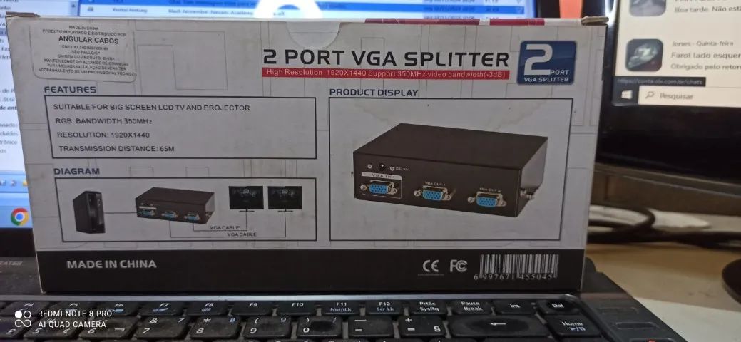 DIVISOR VGA 2X1 SPLITER - Foto 2