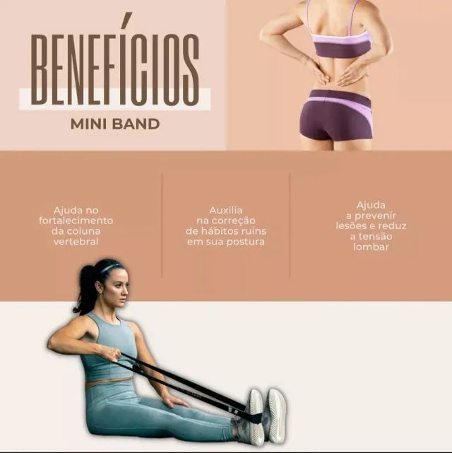 Kit 5 faixas mini band (ENTREGAMOS) - Foto 2