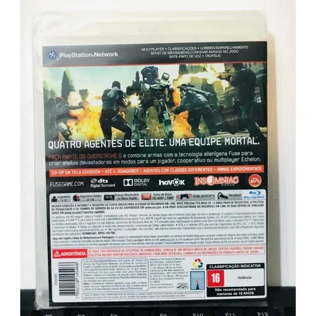 Jogo FUSE - PS3.  Midia Fisica.   LACRADO. - Foto 2