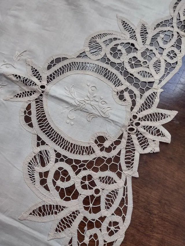 Cortina de Cozinha Richelieu Antiga  - Foto 4