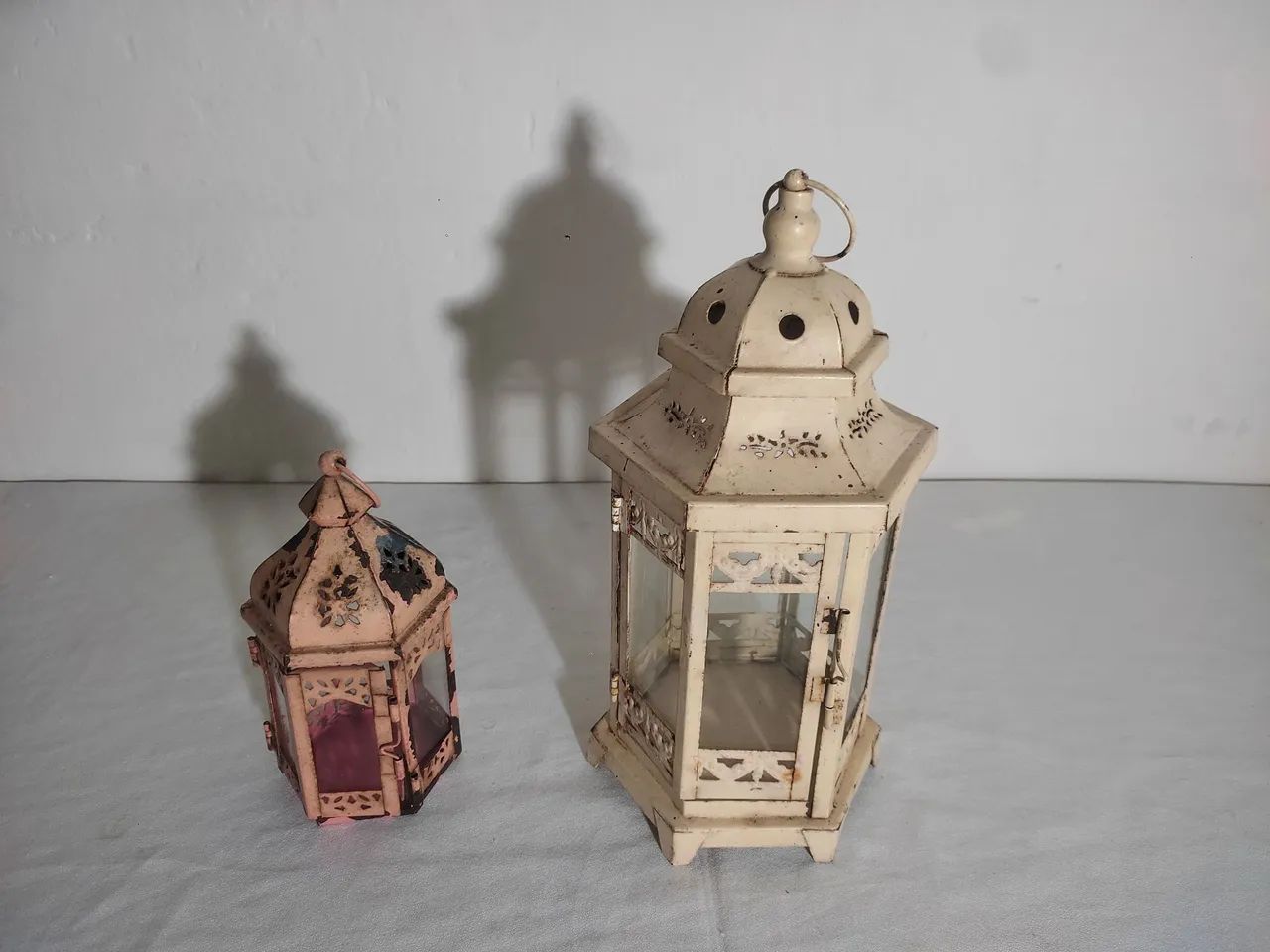 2 lanternas marroquinas decorativas