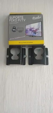 Suporte para tv instalado 