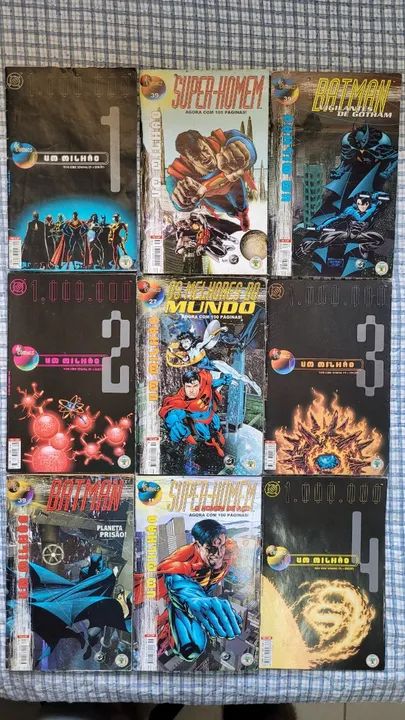 Pack DC Um Milhão em formatinhos da Abril