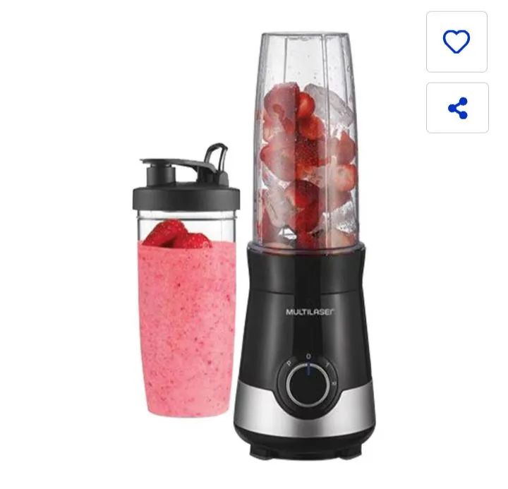 Copo e squezze original p liquidificador Multilaser Shake  - Foto 2