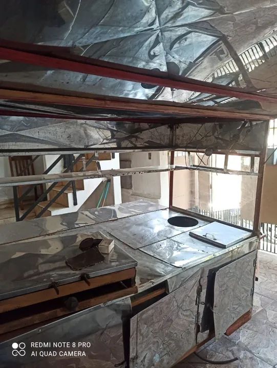 Carrinho para hotdog e lanches