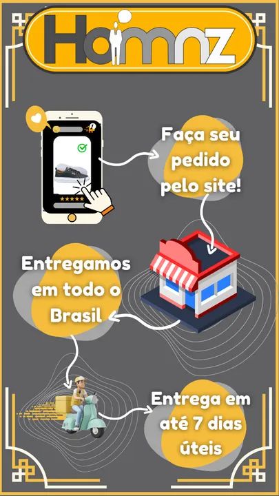 TÊNIS CASUAL BS IATE - PRETO/BRANCO masculino esportivo confort - Foto 5