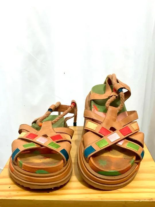 sandália anatômica boia tiras FARM tam 38 