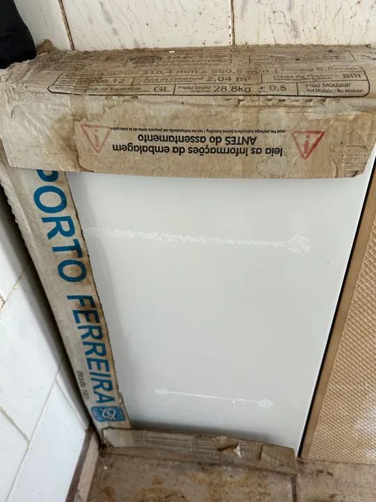 Revestimento Porto Ferreira - 31x55cm - Branco Acetinado