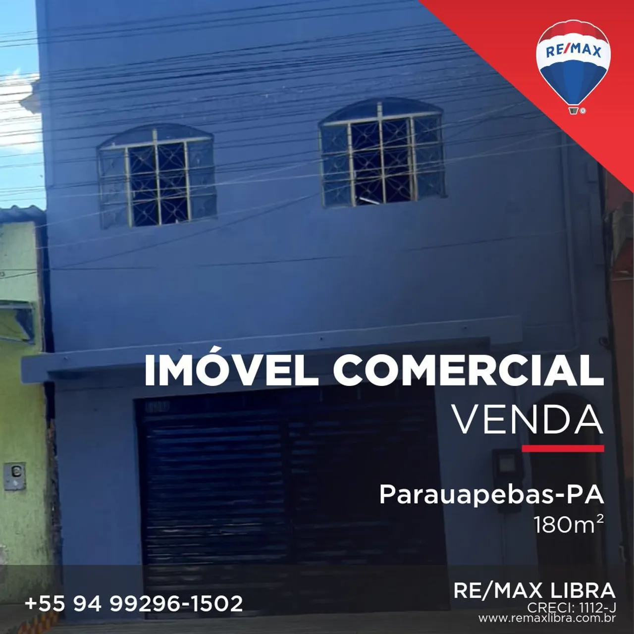 IMOBILIÁRIA RE/MAX LIBRA VENDE IMÓVEL COMERCIAL