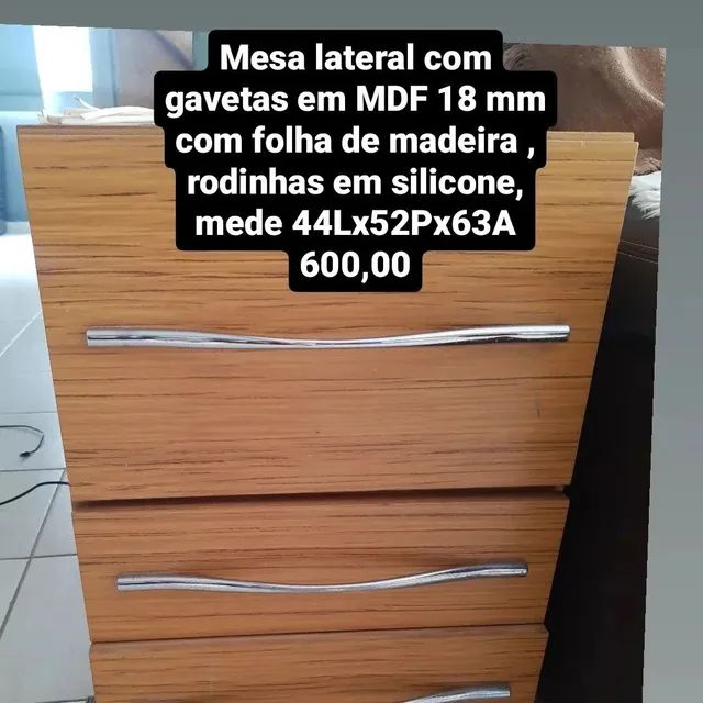 Mesinha lateral marcenaria - Foto 4