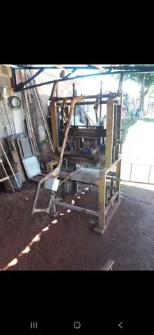 Máquina Elétrica Manual de fazer blocos 