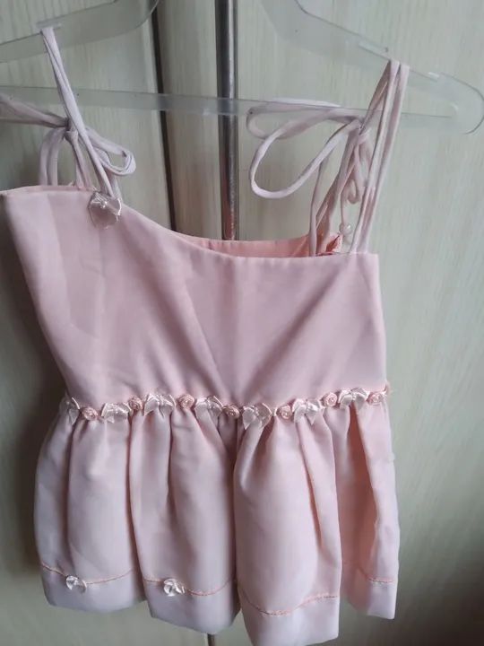 Vestido infantil tamanho 2 3 4 - Foto 3