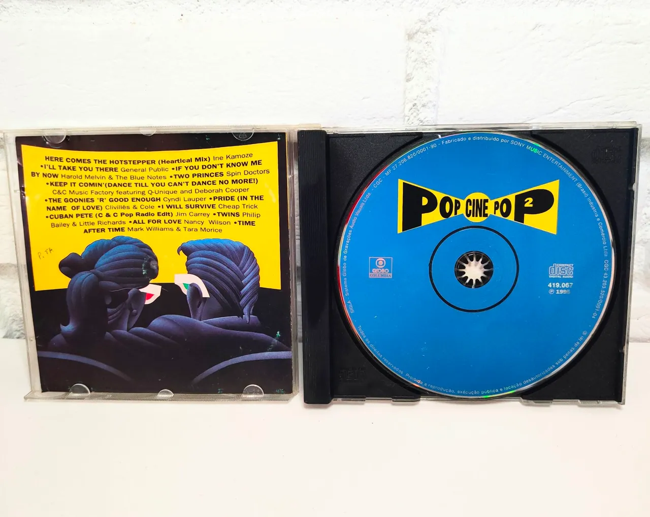 CD Cine Pop Coletânea Spin Doctors, Cindy Lauper etc...