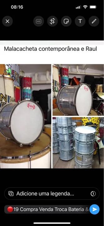 Instrumentos de Percussão caixas malacachetas para blocos escolas