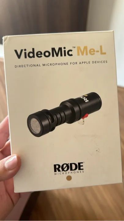 Microfone RØDE Videomic Me para iPhone 